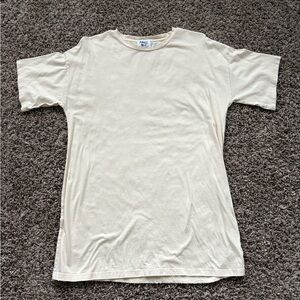 Princess Polly Cream Tshirt Dress